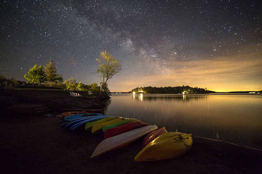 El lago Rosseau