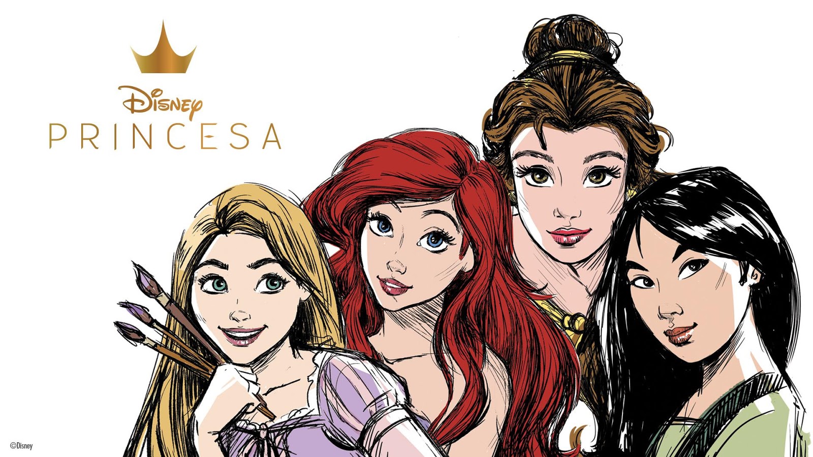 Featured image of post Princesas De Disney Modernas Bella Voltei a desenhar princesas da disney no meu estilo
