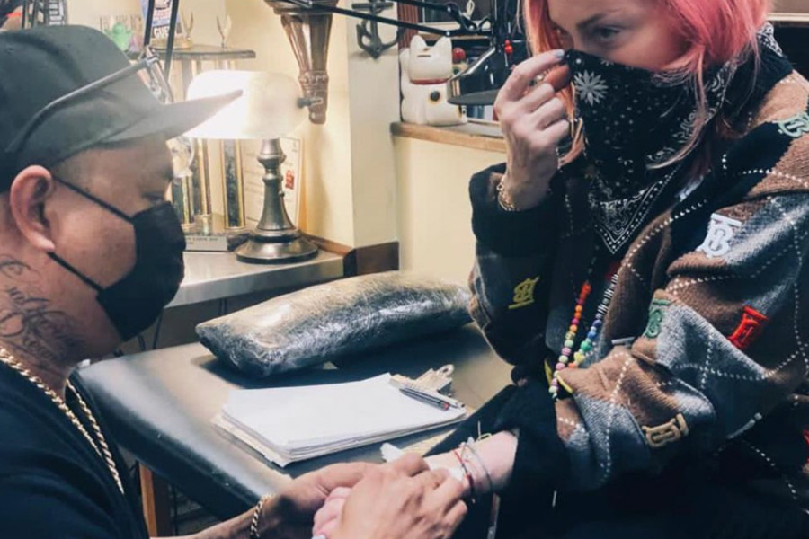 Madonna primer tatuaje