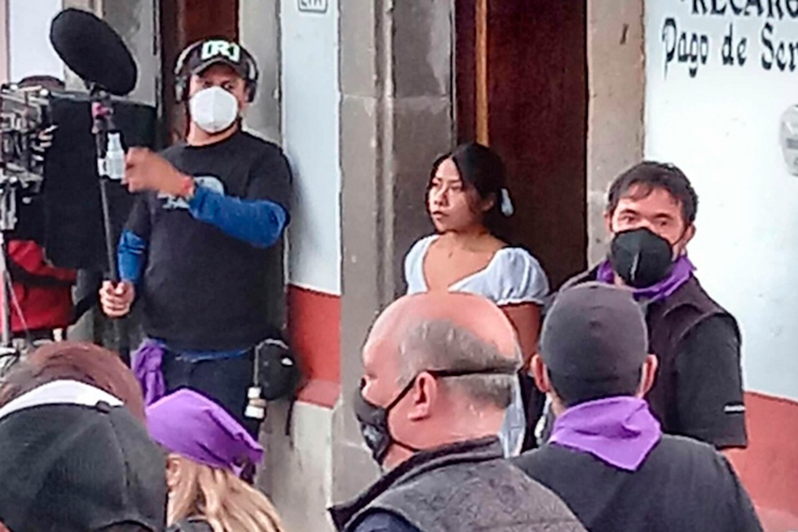 Yalitza Aparicio regresa a la actuación; ya filma película con Luis Mandoki
