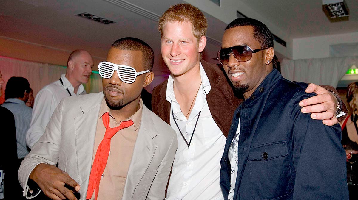 P Diddy and Kanye West