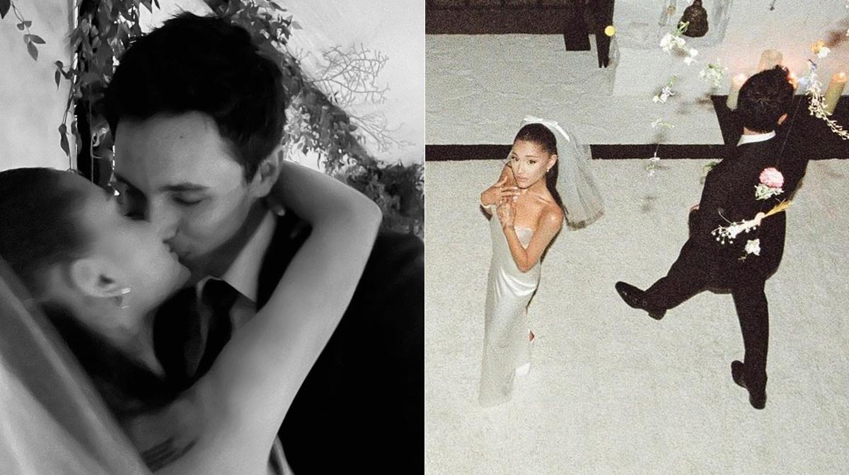 Ariana Grande como novia: el hermoso vestido Vera Wang