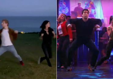 Courteney Cox y Ed Sheeran Cox vuelven locos a friends con baile de Ross y Monica en Friends