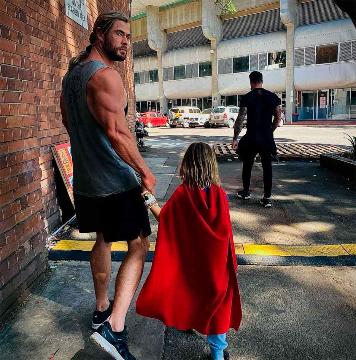ué quiere ser el hijo de Chris Hemsworth de grande