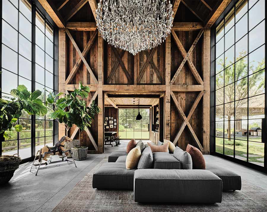 Ashton Mila mansión casa granja sustentable