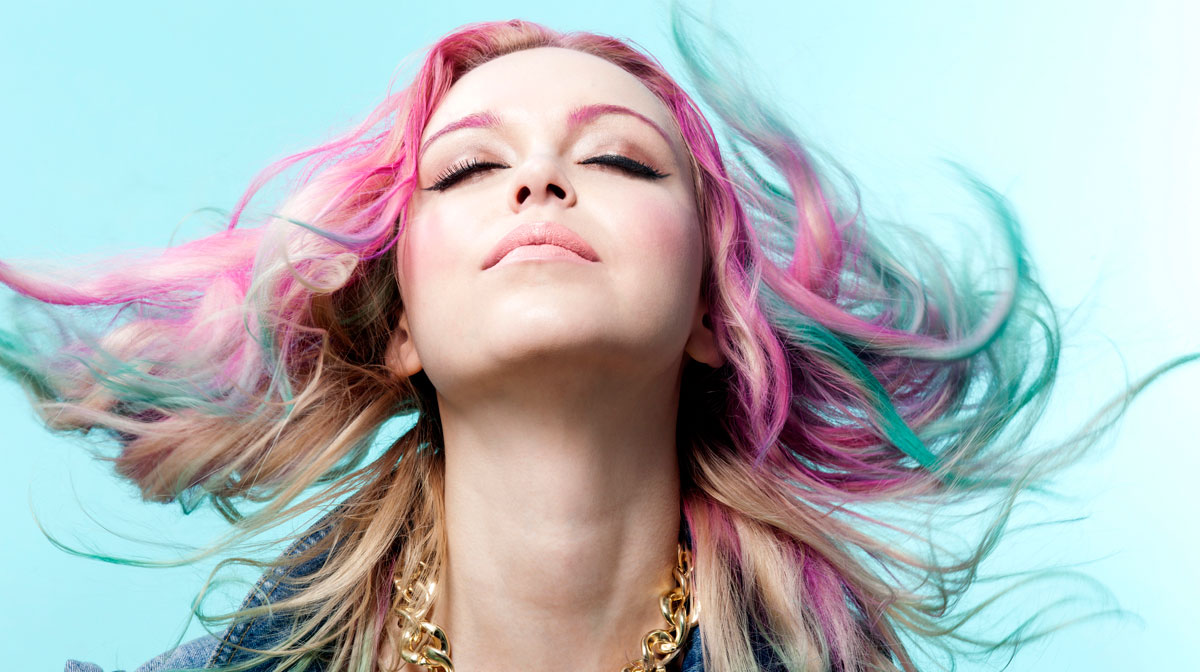 Pelo en colores fantasía