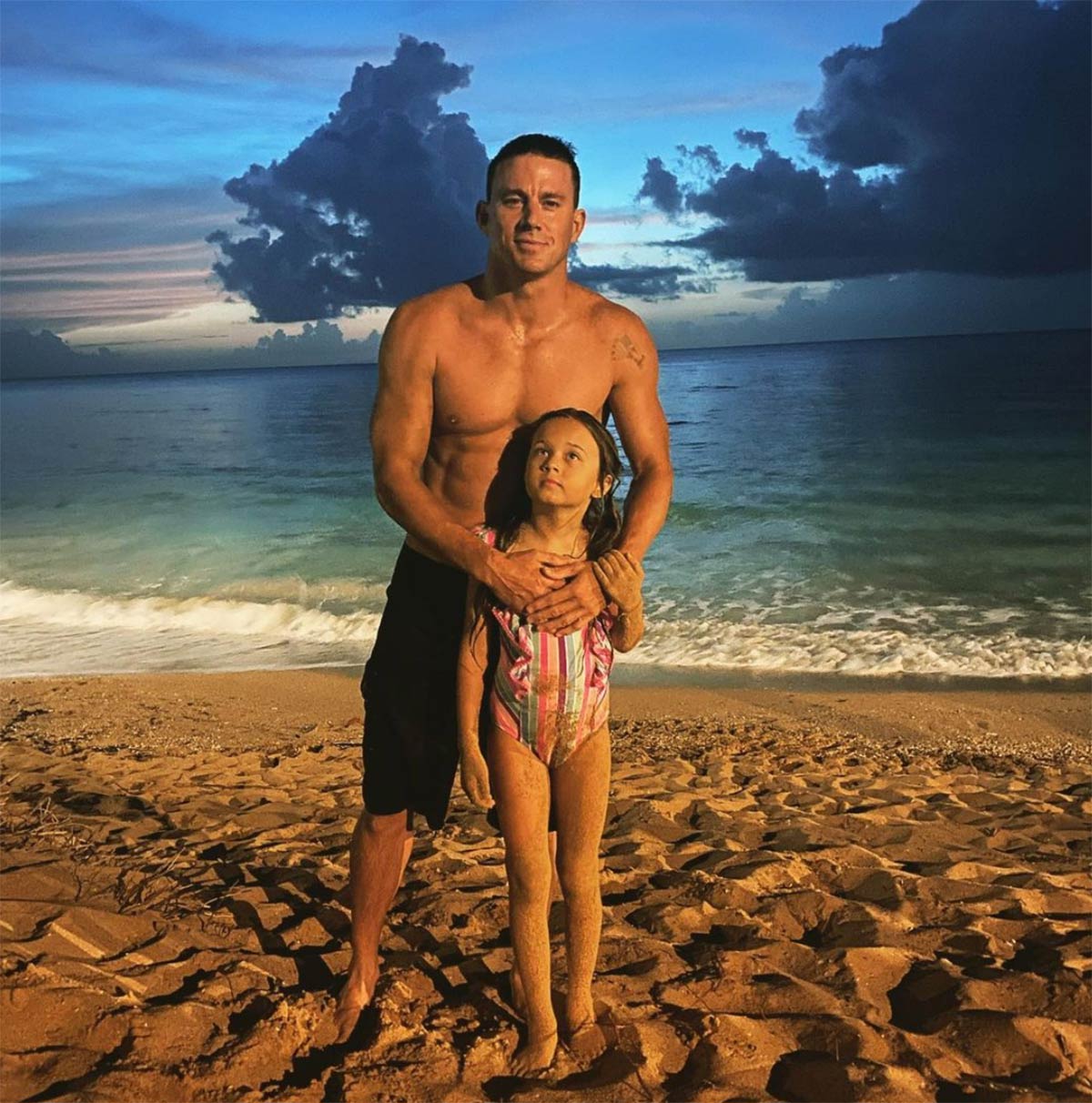 Channing Tatum muestra por primera vez el rostro de su hija Everly