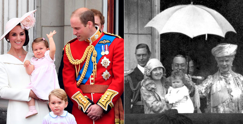 princesa Charlotte es igualita a su bisabuela la reina Isabel