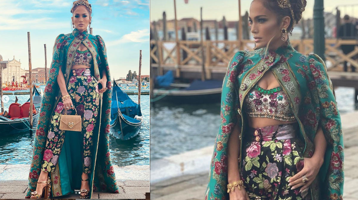 Jennifer Lopez marca un nuevo 'fashion moment' con su look en Venecia