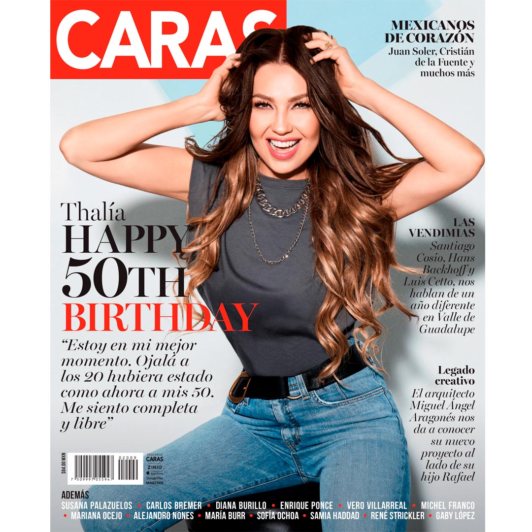 "Ojalá a los 20 hubiera estado como ahora en mis 50": Thalía celebra su cumpleaños