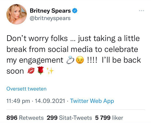 Britney Spears “desaparece” de Instagram y esta es la razón