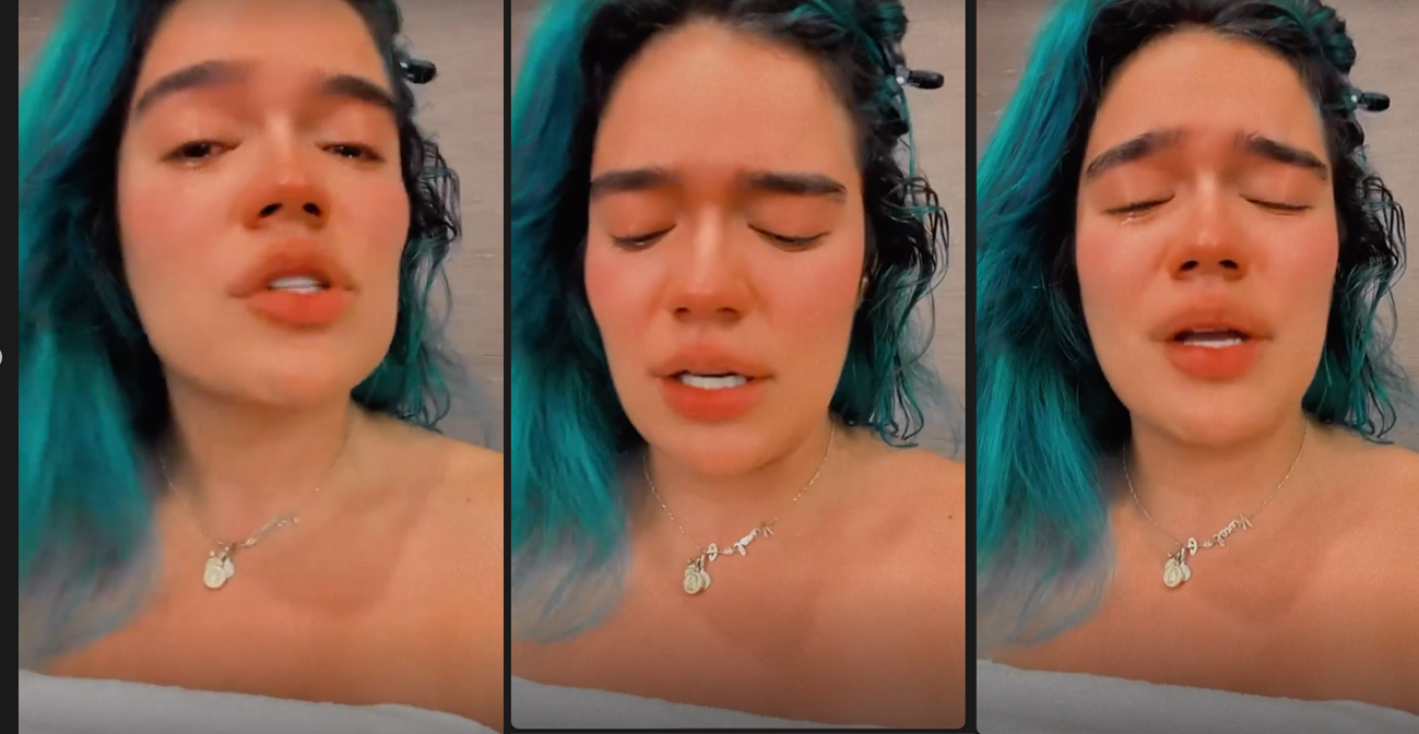 El motivo por el que Karol G lloró desconsolada en Instagram