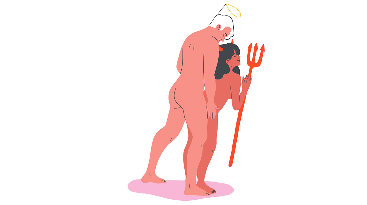 posiciones sexuales inspiradas en Halloween