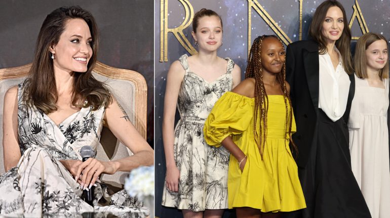 Shiloh La hija de Angelina Jolie se roba la alfombra roja con la actualización de un vestido de su mamá