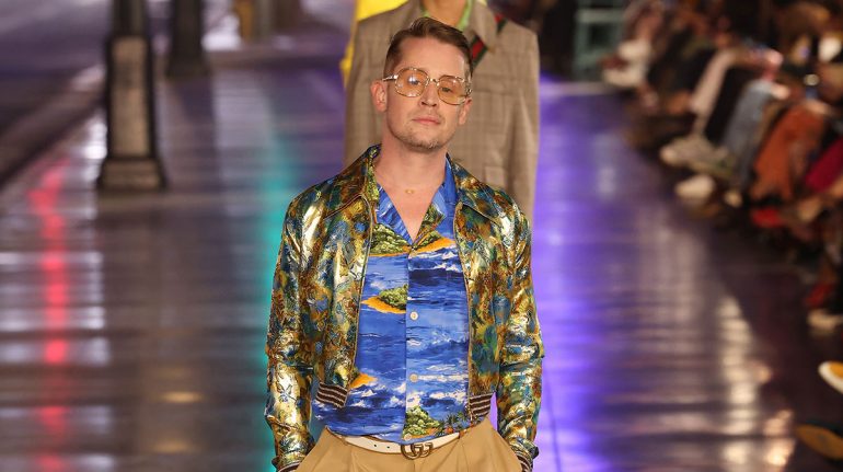 Macaulay Culkin aparece como modelo sorpresa de Gucci junto a Jared Leto