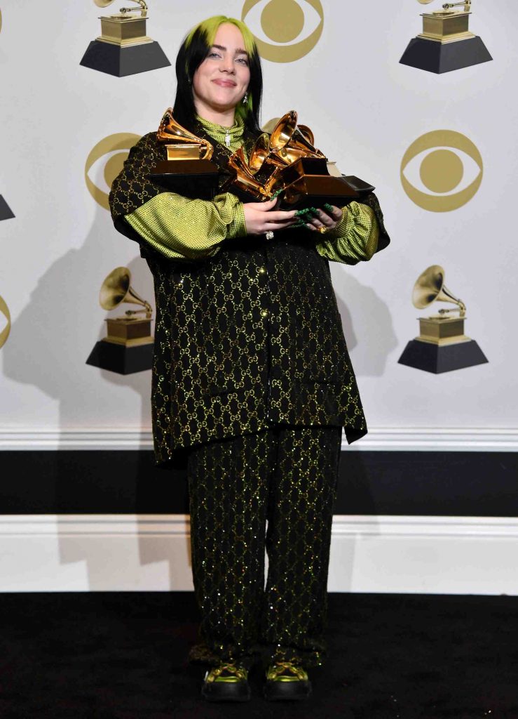 Billie Eilish 'looks' Grammys 2020