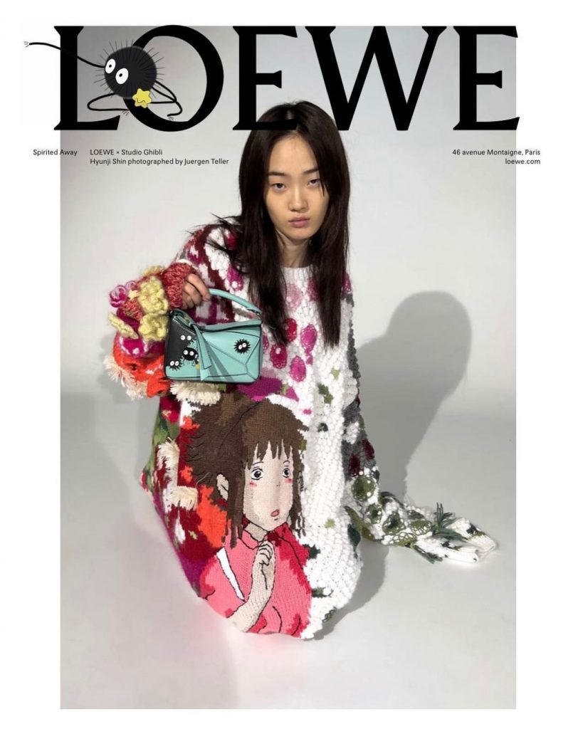 Loewe presenta colección inspirada en El viaje de Chihiro