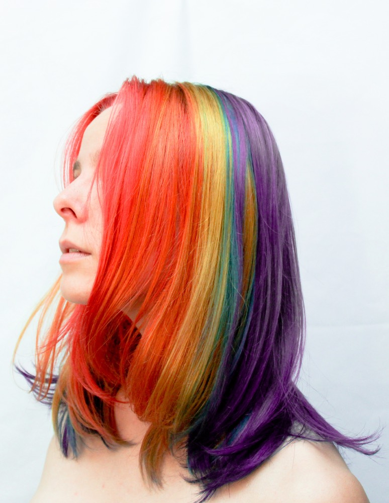 Ideas para pintarte el pelo con colores fantasía