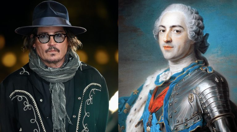 Primera imagen de Johnny Depp como Luis XV en su regreso al cine